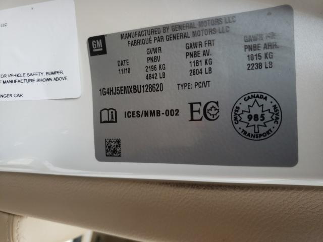2011 BUICK LUCERNE CX 1G4HJ5EMXBU128620