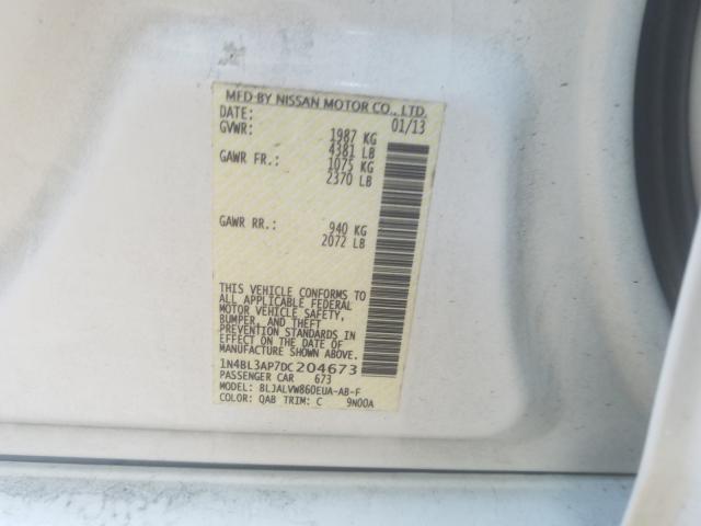 2013 NISSAN ALTIMA 3.5 1N4BL3AP7DC204673