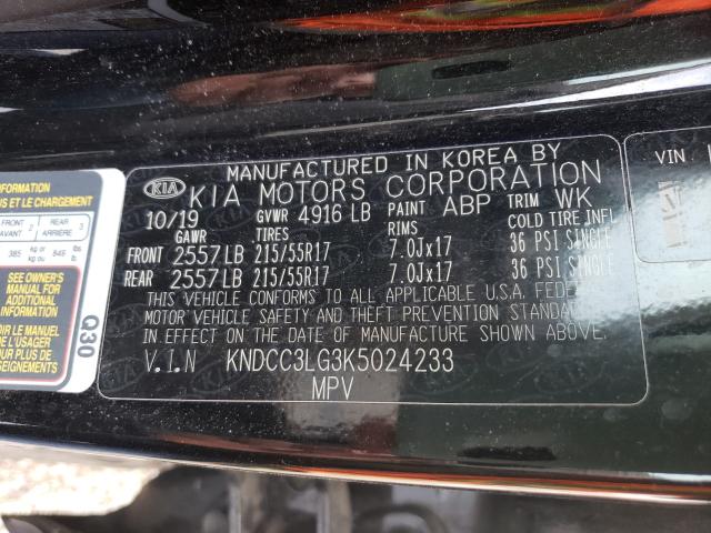 2019 KIA NIRO EX KNDCC3LG3K5024233