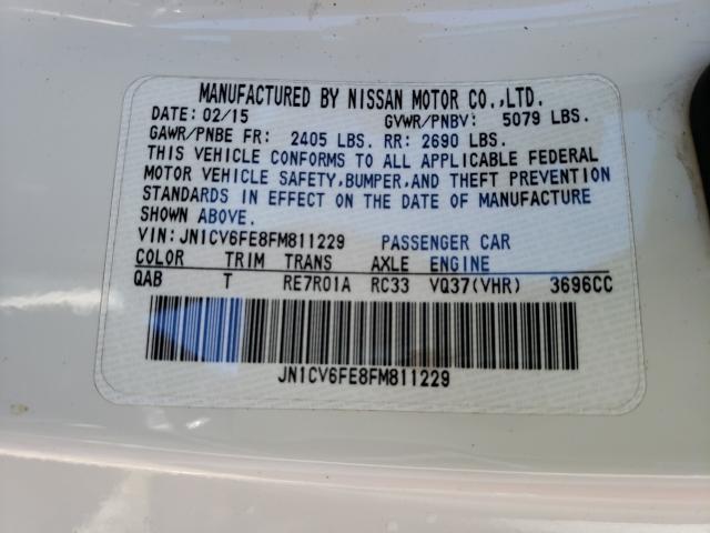 2015 INFINITI Q60 BASE JN1CV6FE8FM811229