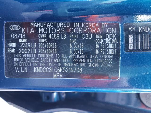 2019 KIA NIRO EX KNDCC3LC6K5219708