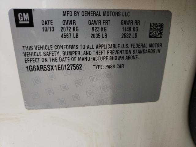 2014 CADILLAC CTS LUXURY 1G6AR5SX1E0127562