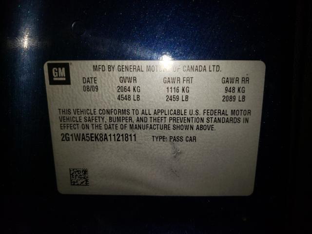 2010 CHEVROLET IMPALA LS 2G1WA5EK8A1121811