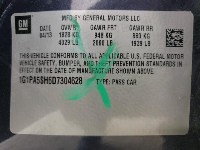 2013 CHEVROLET CRUZE LS 1G1PA5SH6D7304628