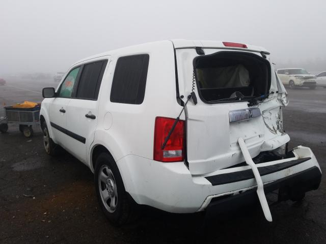 2010 HONDA PILOT LX 5FNYF3H20AB019661