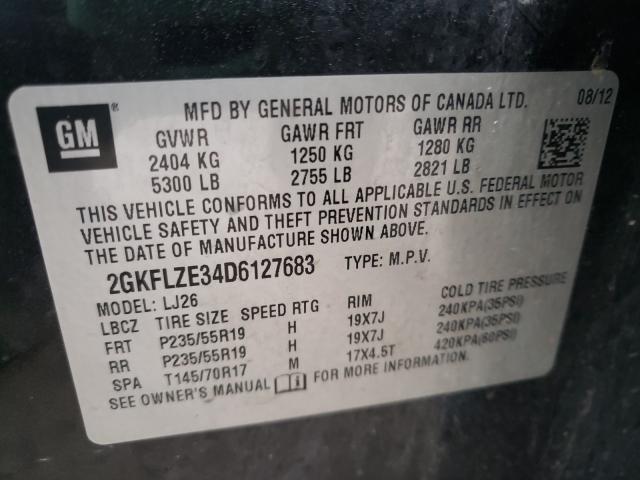 2013 GMC TERRAIN DE 2GKFLZE34D6127683