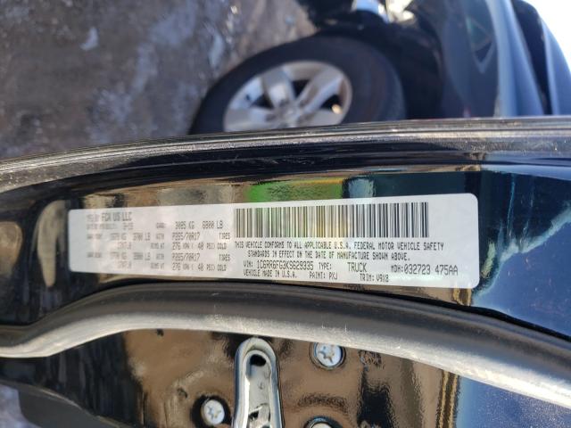 2019 RAM 1500 CLASS 1C6RR6FG3KS629335