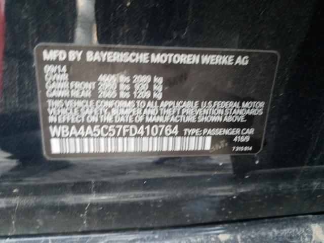 2015 BMW 428 I GRAN WBA4A5C57FD410764