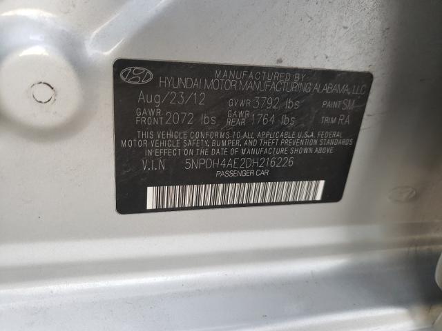 2013 HYUNDAI ELANTRA GL 5NPDH4AE2DH216226