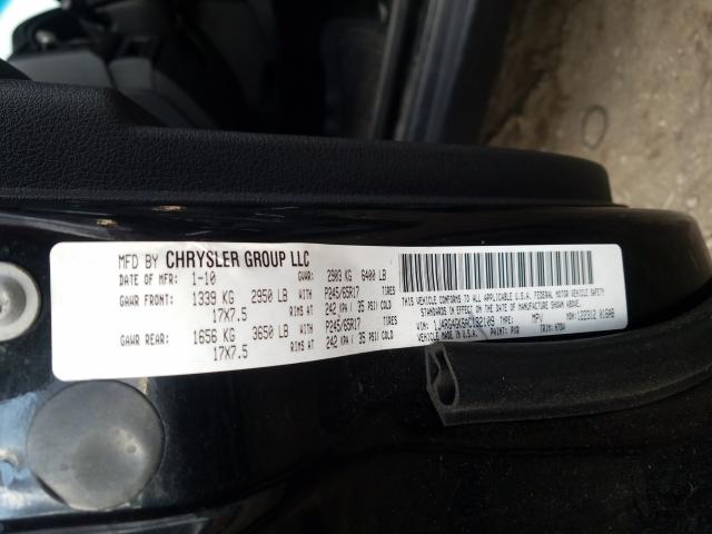 2010 JEEP COMMANDER 1J4RG4GK6AC132109