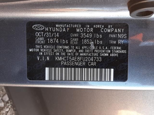 2015 HYUNDAI ACCENT GS KMHCT5AE8FU204733