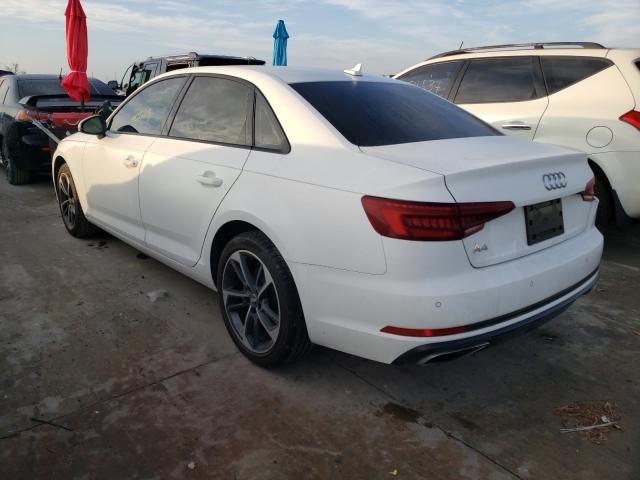 2019 AUDI A4 PREMIUM WAUGMAF41KN021591