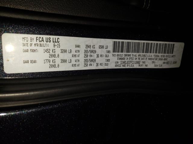 2015 DODGE DURANGO CI 1C4RDJEG7FC112082