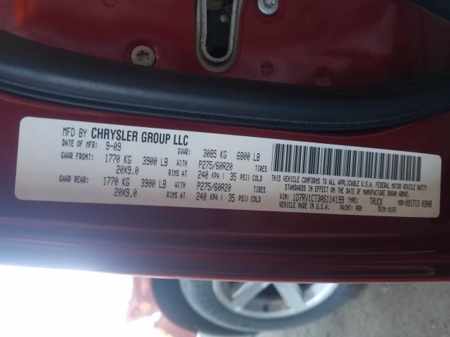 2010 DODGE RAM 1500 1D7RV1CT3AS114199