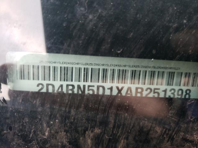2010 DODGE GRAND CARA 2D4RN5D1XAR251398