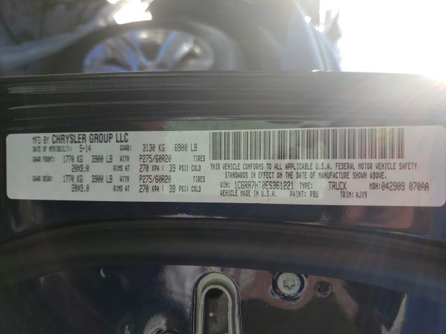 2014 RAM 1500 SPORT 1C6RR7HT0ES361221