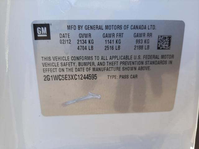 2012 CHEVROLET IMPALA LTZ 2G1WC5E3XC1244595