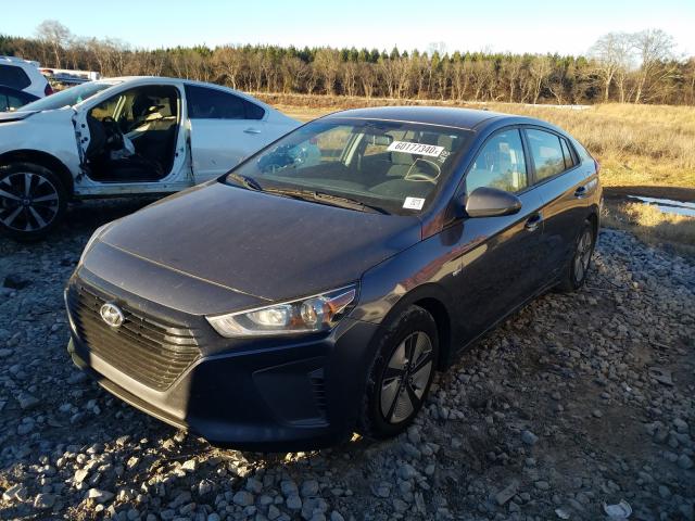 2017 HYUNDAI IONIQ BLUE KMHC65LC7HU054541