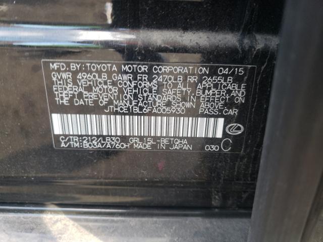 2015 LEXUS GS 350 JTHCE1BL6FA005930