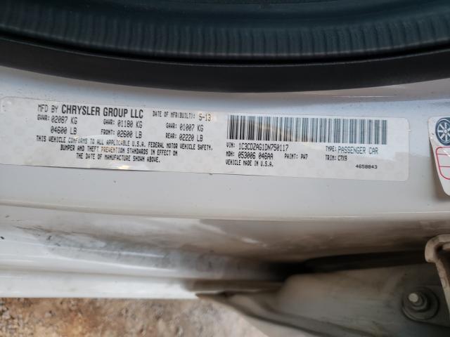 2013 DODGE AVENGER SE 1C3CDZAG1DN750117