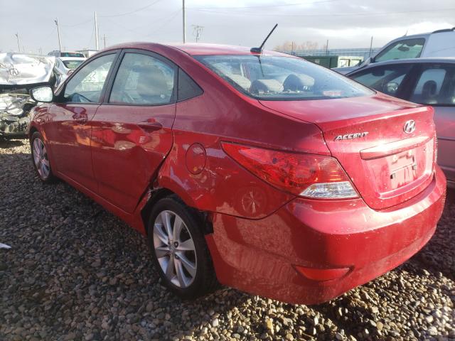 2013 HYUNDAI ACCENT GLS KMHCU4AE4DU302906