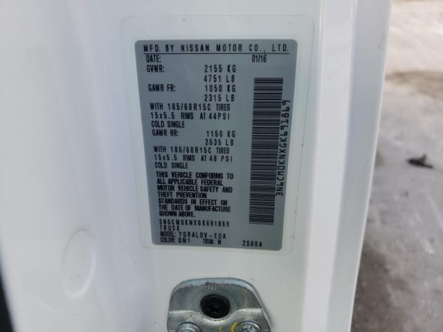 2016 NISSAN NV200 2.5S 3N6CM0KNXGK691869