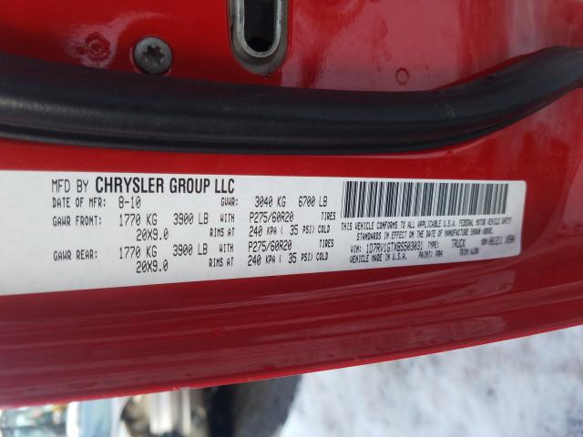 2011 DODGE RAM 1500 1D7RV1GTXBS503031