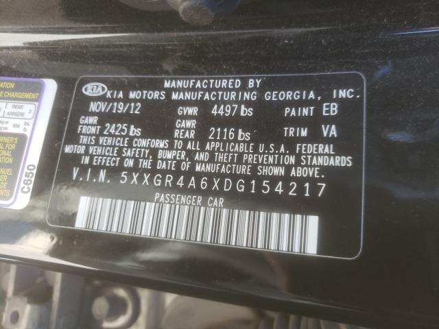 2013 KIA OPTIMA SX 5XXGR4A6XDG154217
