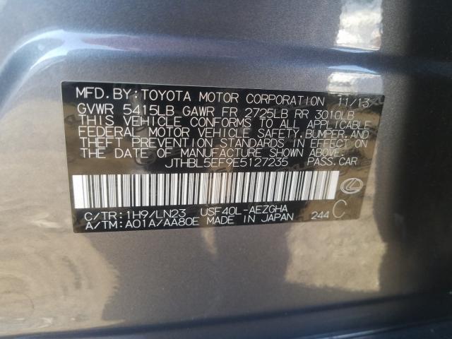 2014 LEXUS LS 460 JTHBL5EF9E5127235