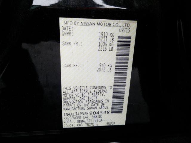 2015 NISSAN ALTIMA 2.5 - 1N4AL3AP5FN904548