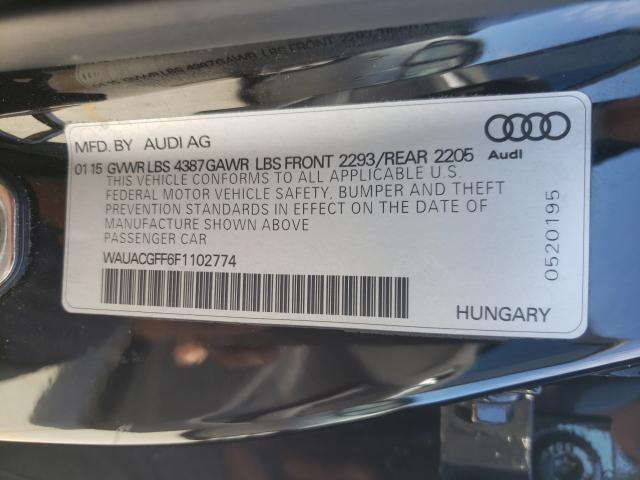 2015 AUDI A3 PREMIUM WAUACGFF6F1102774