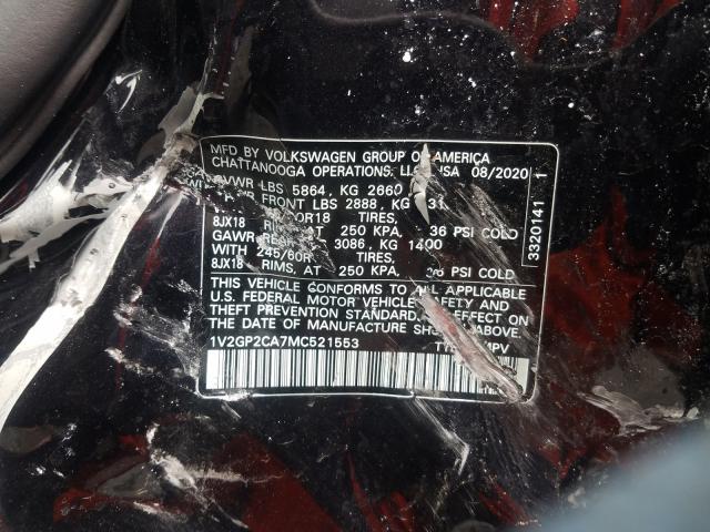 2021 VOLKSWAGEN ATLAS S 1V2GP2CA7MC521553