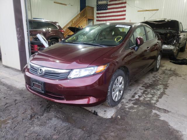 2012 HONDA CIVIC LX 19XFB2F51CE386720