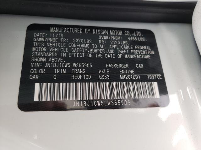2020 NISSAN ROGUE SPOR JN1BJ1CW5LW365905