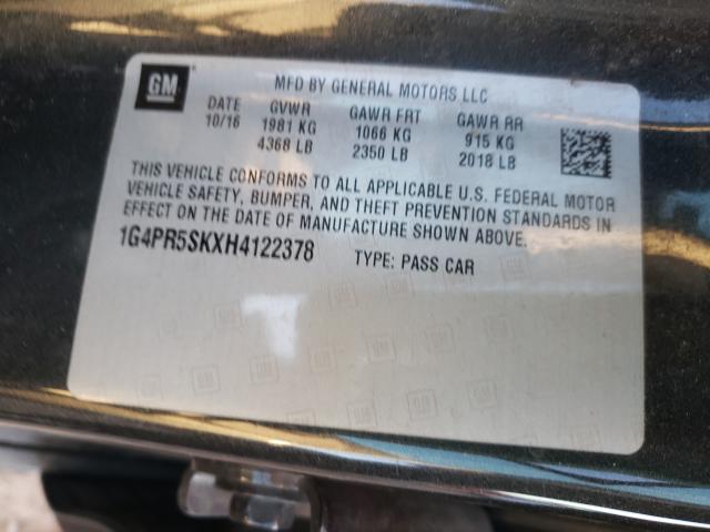 2017 BUICK VERANO SPO 1G4PR5SKXH4122378