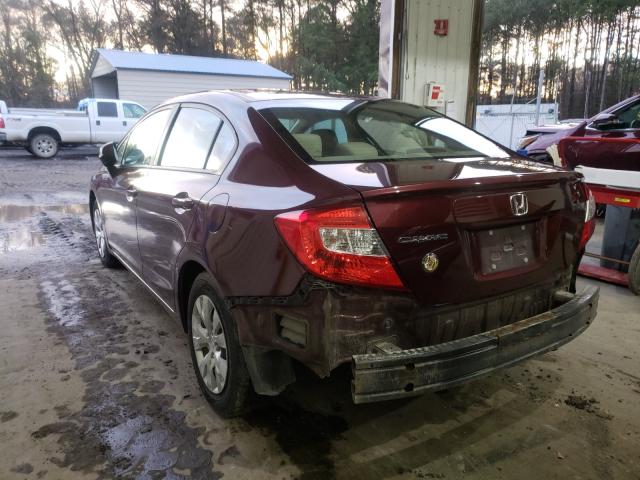 2012 HONDA CIVIC LX 19XFB2F51CE386720