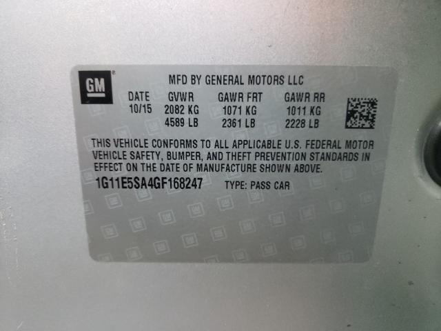 2016 CHEVROLET MALIBU LIM 1G11E5SA4GF168247