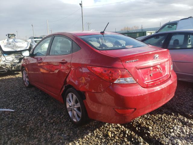 2013 HYUNDAI ACCENT GLS KMHCU4AE4DU302906