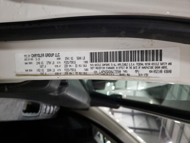 2010 JEEP LIBERTY SP 1J4PN2GK6AW172500