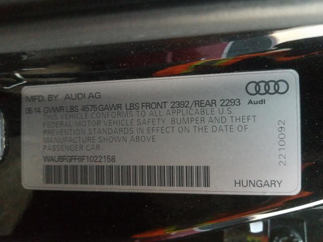 2015 AUDI S3 PREMIUM WAUBFGFF6F1022158