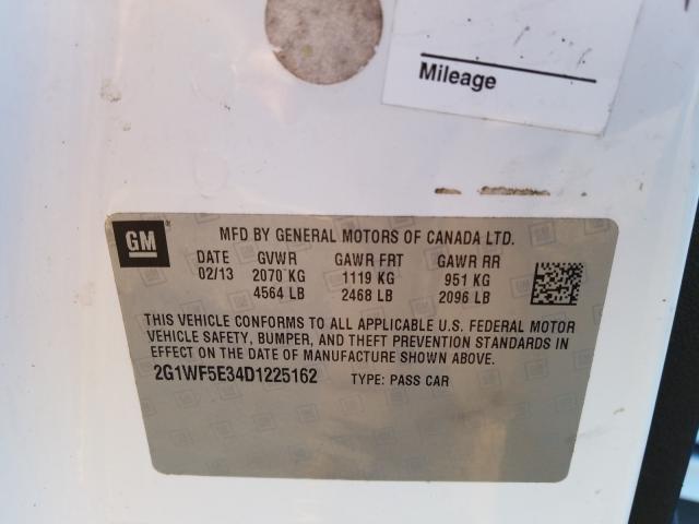 2013 CHEVROLET IMPALA LS 2G1WF5E34D1225162
