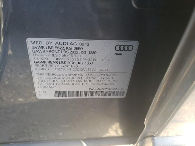 2014 AUDI Q5 PREMIUM WA1DGAFP4EA007181