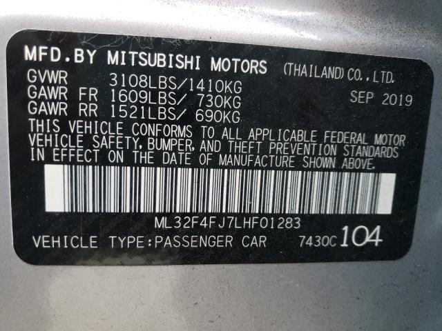 2020 MITSUBISHI MIRAGE G4 ML32F4FJ7LHF01283