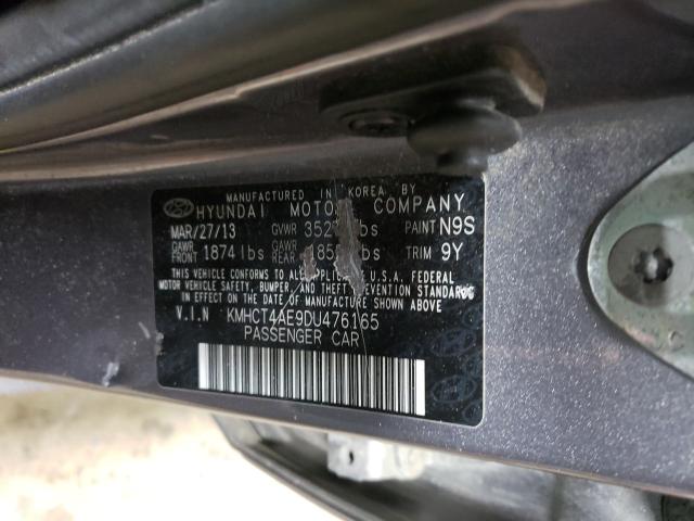2013 HYUNDAI ACCENT GLS KMHCT4AE9DU476165
