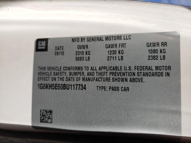 2011 CADILLAC DTS PREMIU 1G6KH5E60BU117734