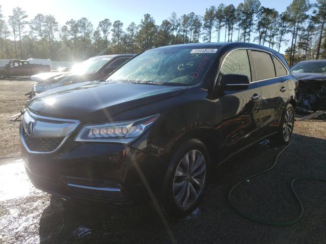 2014 ACURA MDX TECHNO 5FRYD3H44EB010618