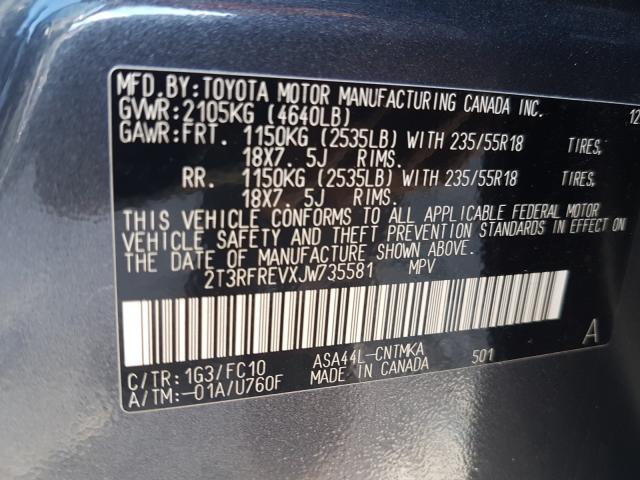 2018 TOYOTA RAV4 ADVEN 2T3RFREVXJW735581