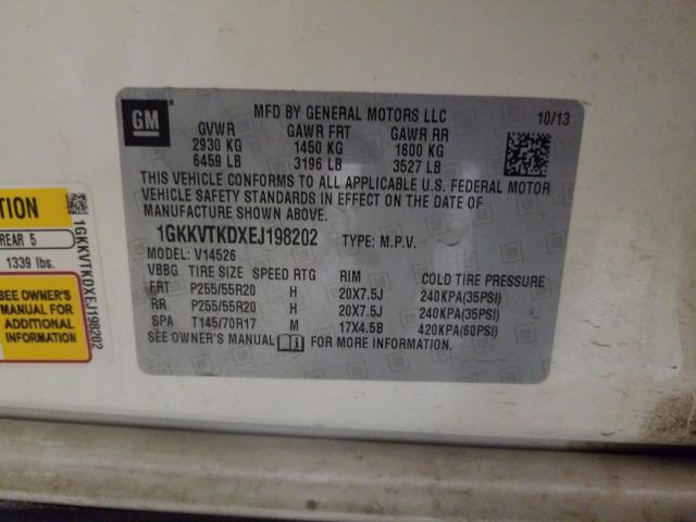 2014 GMC ACADIA DEN 1GKKVTKDXEJ198202