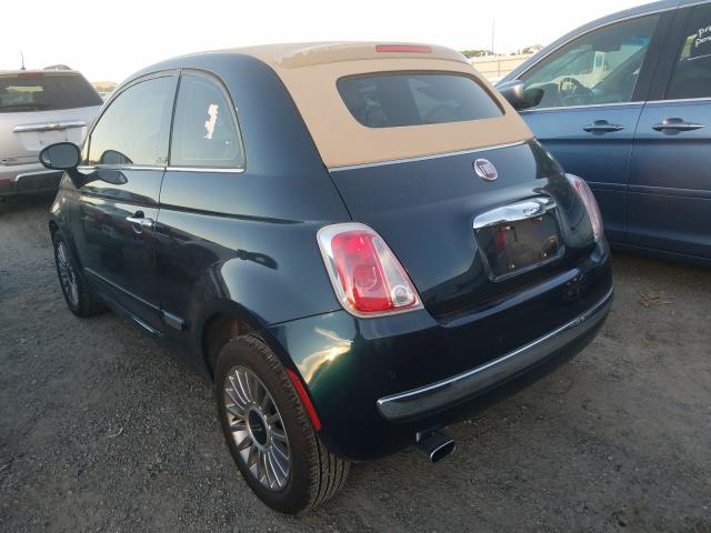 2013 FIAT 500 LOUNGE 3C3CFFER5DT743031