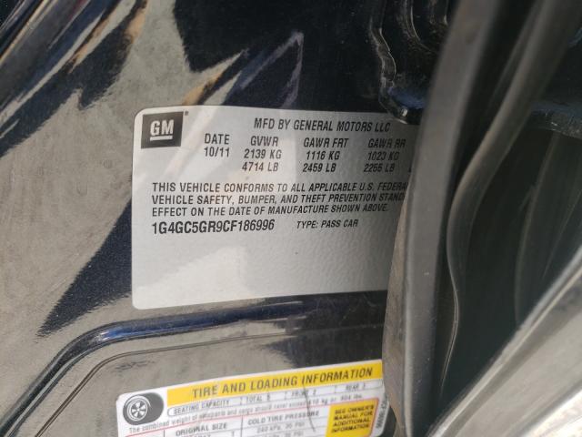2012 BUICK LACROSSE 1G4GC5GR9CF186996